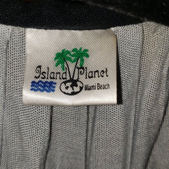 Island Planet Ombre Maxi Dress, One Size, Black, Gray, Light Gray - Picture 5 of 5